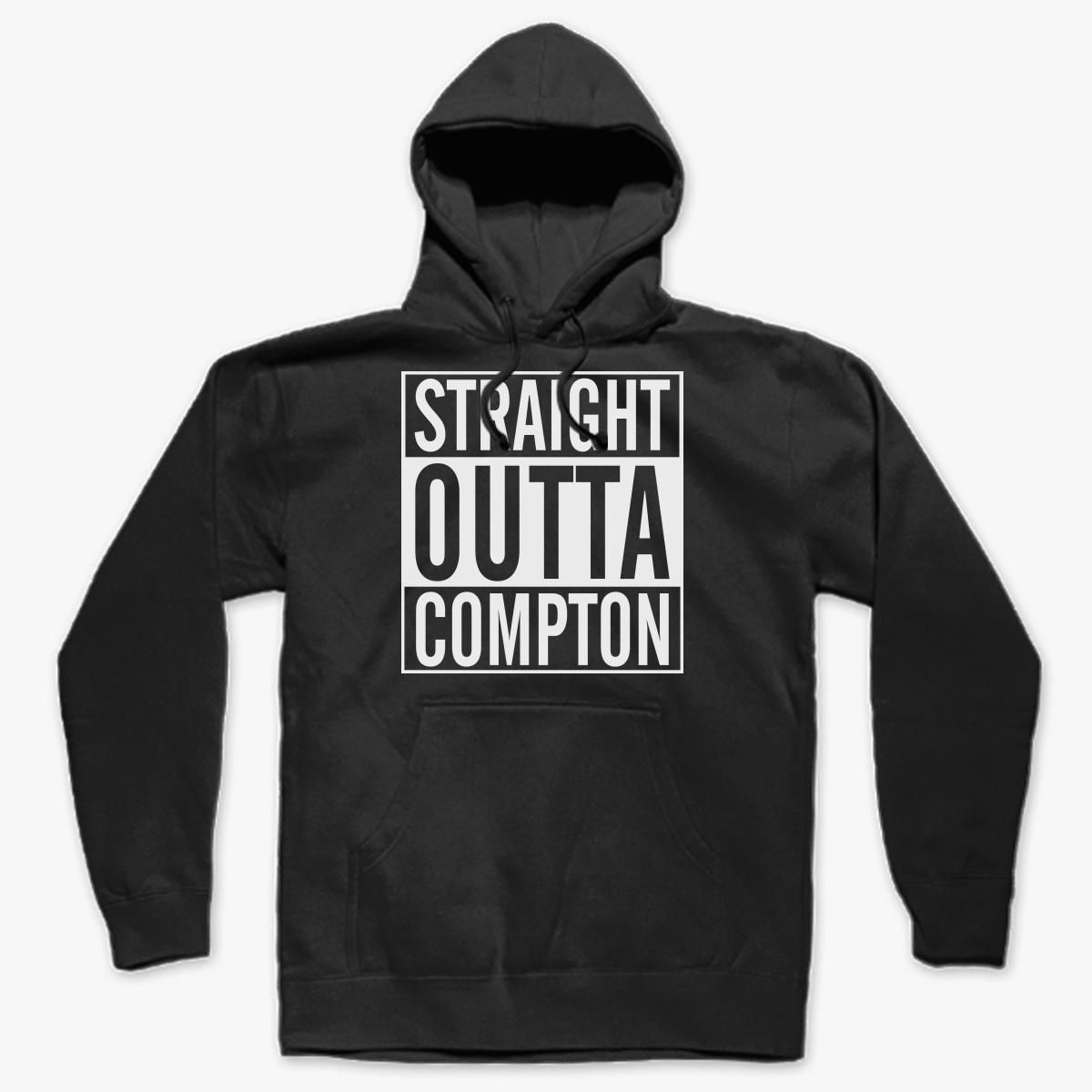 Personalized Straight Outta Your Text Compton Bottom Line Hoodie-Choose Color