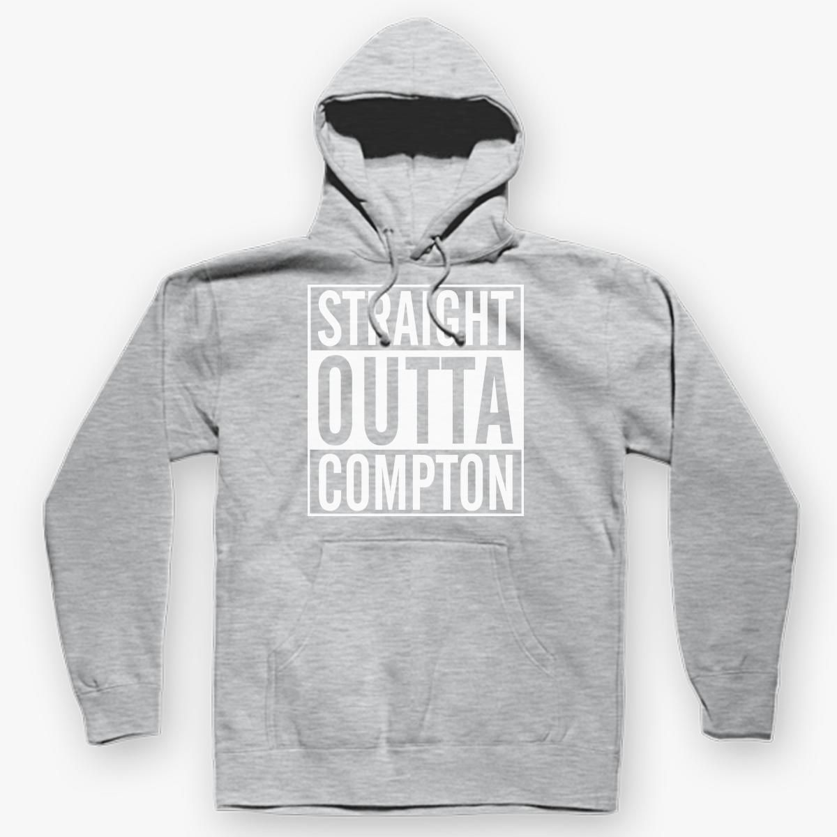 Personalized Straight Outta Your Text Compton Bottom Line Hoodie-Choose Color
