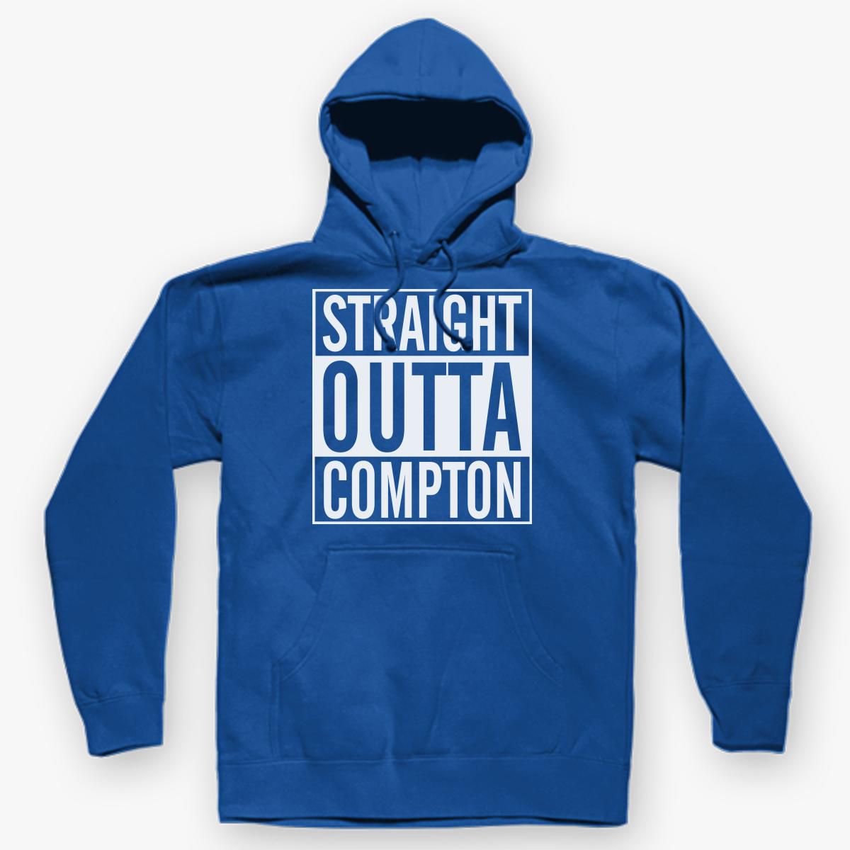 Personalized Straight Outta Your Text Compton Bottom Line Hoodie-Choose Color