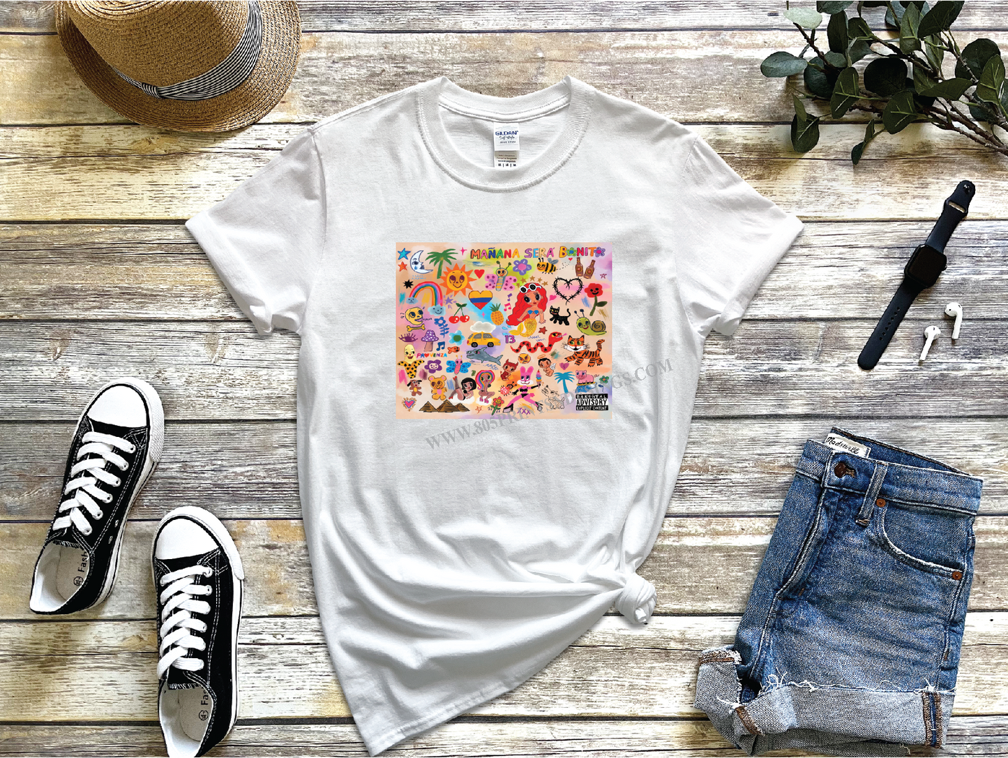 Karol G, La Bichota. Manana Sera Mas Bonito Cover, Colombia Black or White Tee