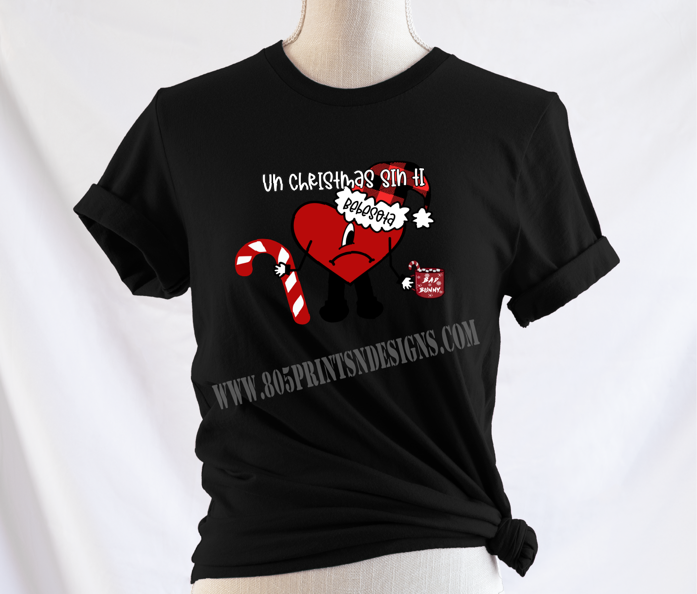 Bad Bunny Una Navidad Sin Ti T-shirt, Funny Tee, Perfect Gift, UNISEX SIZES