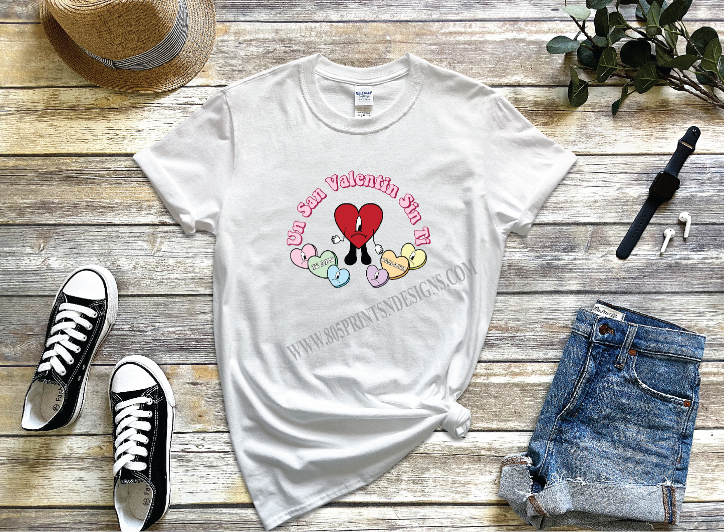 Bad Bunny EL Conejo Malo Un Febrero Sin Ti Valentines Tee UNISEX SIZES
