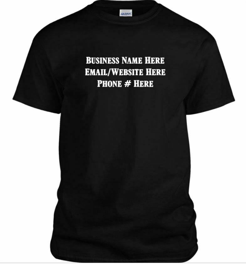 Custom Personalized Any Business, Name, Event T-shirts.- Your Own text