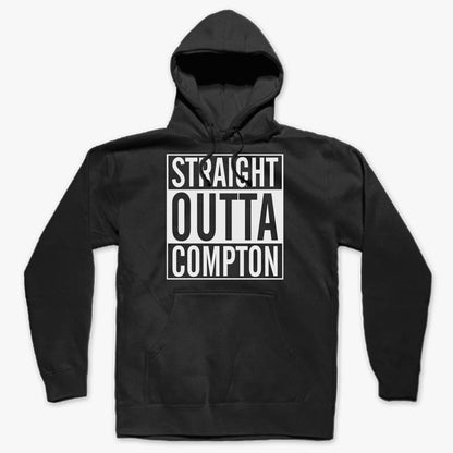 Personalized Straight Outta Your Text Compton Bottom Line Hoodie-Choose Color
