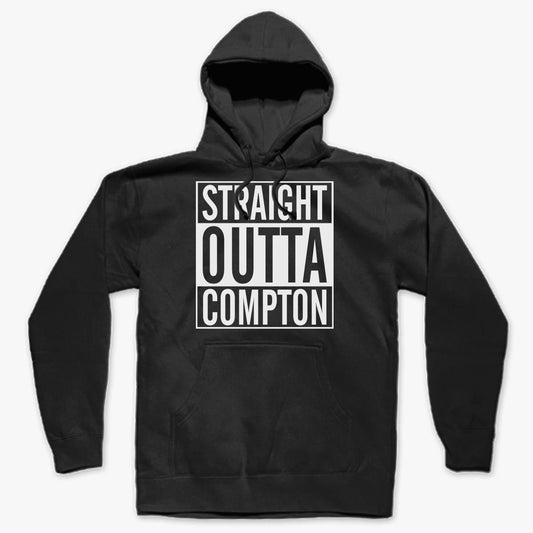 Personalized Straight Outta Your Text Compton Bottom Line Hoodie-Choose Color