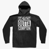 Personalized Straight Outta Your Text Compton Bottom Line Hoodie-Choose Color