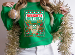 Ugly Sweater Christmas Style Crewneck Sweatshirt Looney Tunes Taz Devil , Perfect Gift, Different Colors UNISEX SIZES