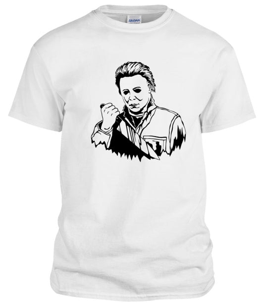 MICHAEL MYERS HALLOWEEN HORROR  SLASHER T-Shirt HORROR MOVIE