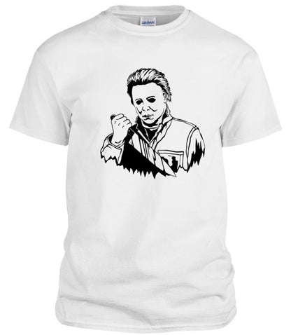 MICHAEL MYERS HALLOWEEN HORROR  SLASHER T-Shirt HORROR MOVIE