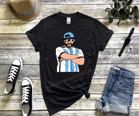 Bad Bunny Conejo Malo Argentina 2022 World Cup Champion Tee UNISEX SIZES
