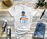 Bad Bunny Conejo Malo Argentina 2022 World Cup Champion Tee UNISEX SIZES