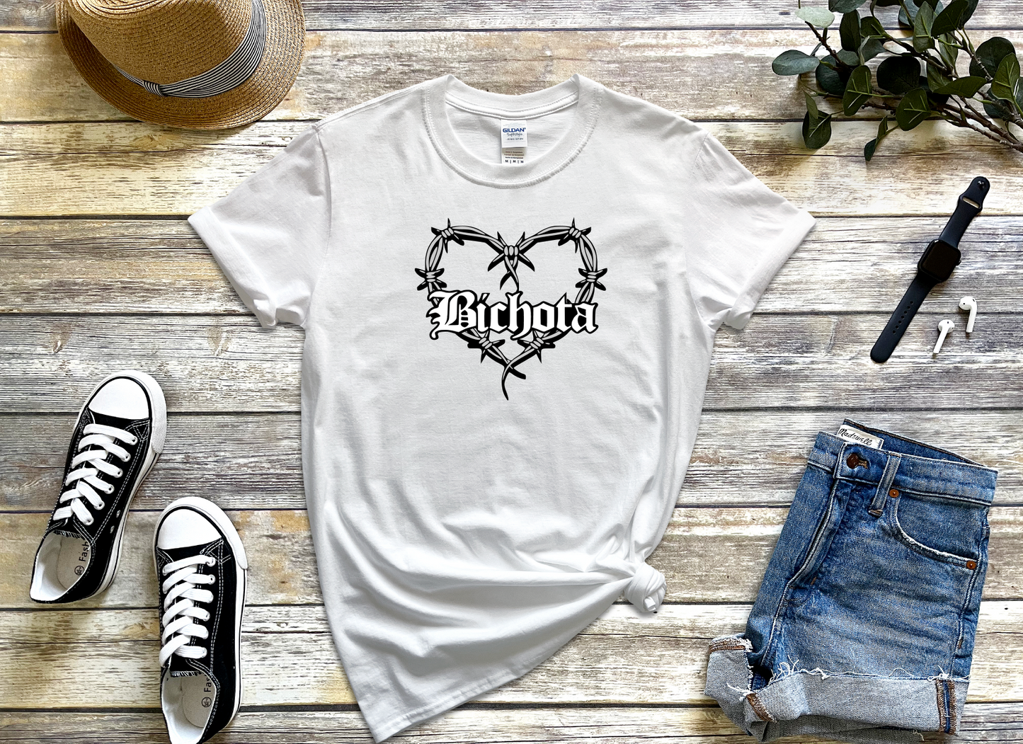 La Bichota Karol G Bichota Heart, Bebecita Reggeaton White T-SHIRT