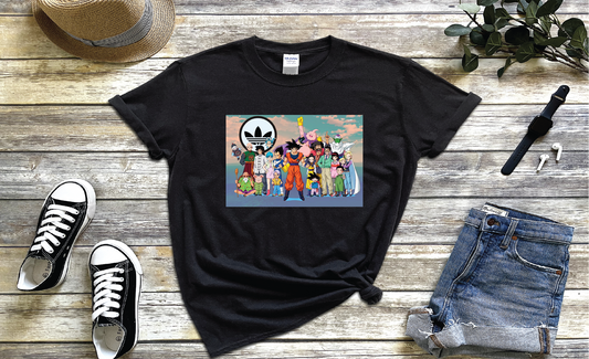 DRAGON BALL Z FRIENDS ADDIDAS VERSION Tee
