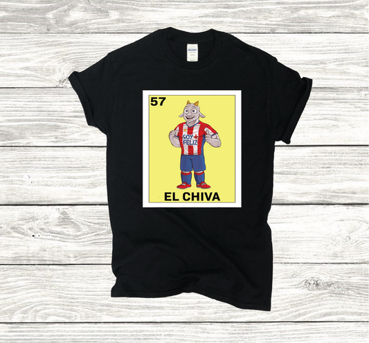 El Chiva Funny Funny Mexican Loteria T-shirt
