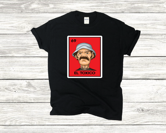 El Toxico Don Ramon Red Funny Mexican Loteria Card T-shirt, Funny  Tee, Parody Perfect Gift