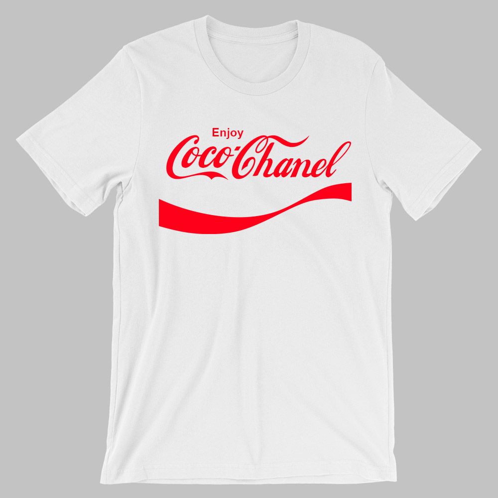 Funny: Logo development history and - COCO Chanel T-Shirt