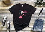 Horror Scream Ghostface/No You Hang Up First Pink Design  Black Color T-shirt