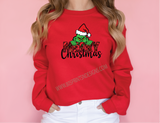 The Grinch Merry Christmas Crewneck Sweatshirt,  Perfect Gift, Different Colors UNISEX SIZES