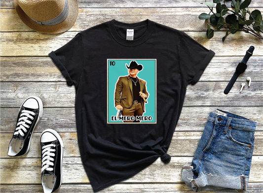 El Mero Mero Grupo Firme Eduin C. Funny Mexican Loteria Card T-shirt, Funny  Tee, Perfect Gift