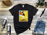 La Borracha Funny Mexican Loteria Card T-shirt, La Borracha Tee