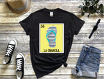 La Chancla Funny Mexican Loteria Card T-shirt, Funny  Tee, Parody Perfect Gift