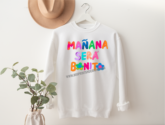 Karol G, La Bichota, Bebecita,  Manana Sera Mas Bonito, White Sweatshirt