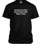 Custom Personalized Any Business, Name, Event T-shirts.- Your Own text