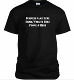 Custom Personalized Any Business, Name, Event T-shirts.- Your Own text