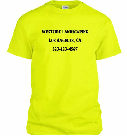 Custom Personalized Any Business, Name, Event T-shirts.- Your Own text