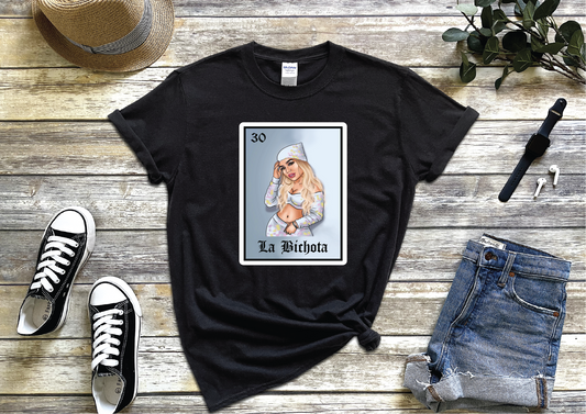 La Bichota Karol G Loteria Card T-shirt, Funny  Tee, Parody Perfect Gift OG