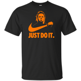 Michael Myers Halloween Just Do It T-Shirt Funny Nike Parody Horror Black/White