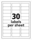 Custom Printed US FLAG Large Return Address Labels 1" x 2-5/8"-(300 Labels)